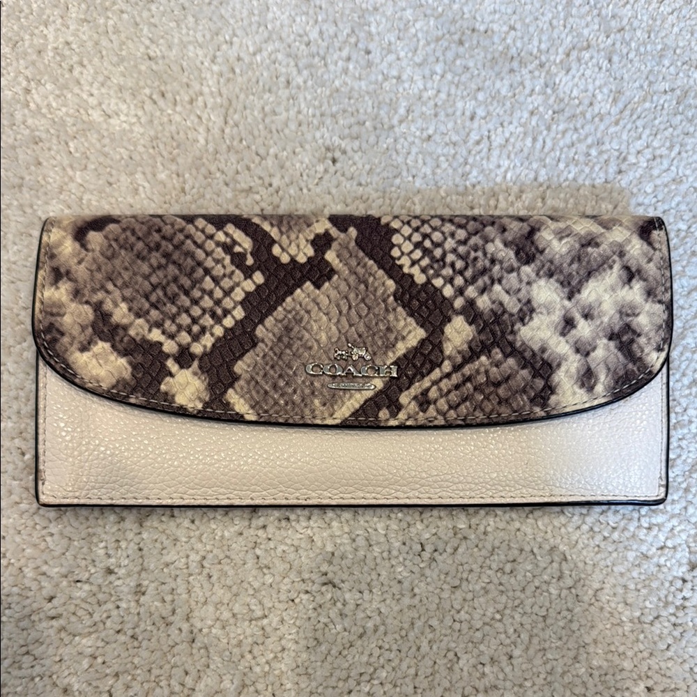 Coach Snake Print Women's Wallet